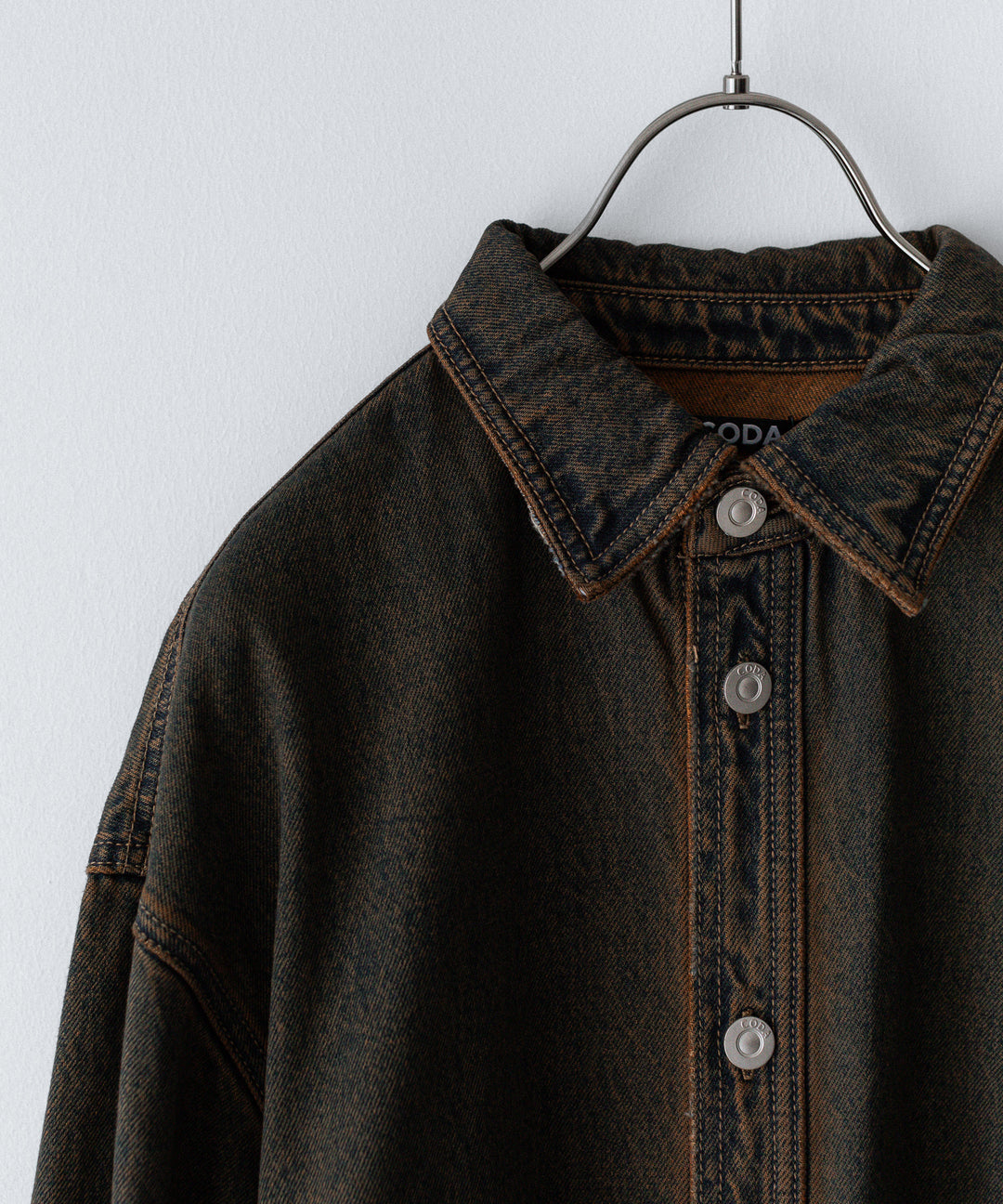 CODA コーダ BLACK BROWN WASH DENIM SHIRT JACKETのBLACK BROWN公式通販サイトsession福岡セレクトショップ