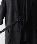 画像をギャラリービューアに読み込む, UJOH - ウジョーの2BS BELT HALF SLEEVE JKTのBLACK公式通販サイトsession福岡セレクトショップ
