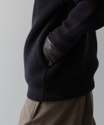 画像をギャラリービューアに読み込む, 【ssstein】OVERSIZED DRIVERS KNIT ZIP JACKET - DARK NAVY
