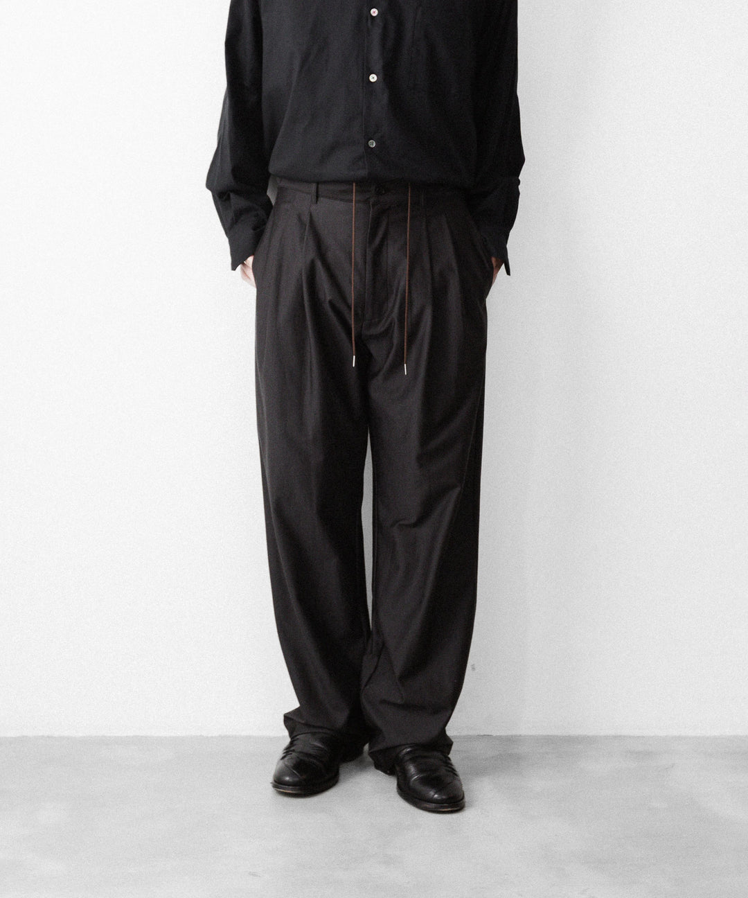 KANEMASA PHIL. カネマサフィルの36G WOOL TROUSERSのBROWN 公式通販サイトsession福岡セレクトショップ