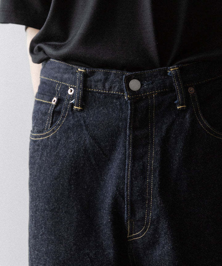 【ssstein】TWIST SEAM ECO DENIM JEANS - INDIGO(OW)