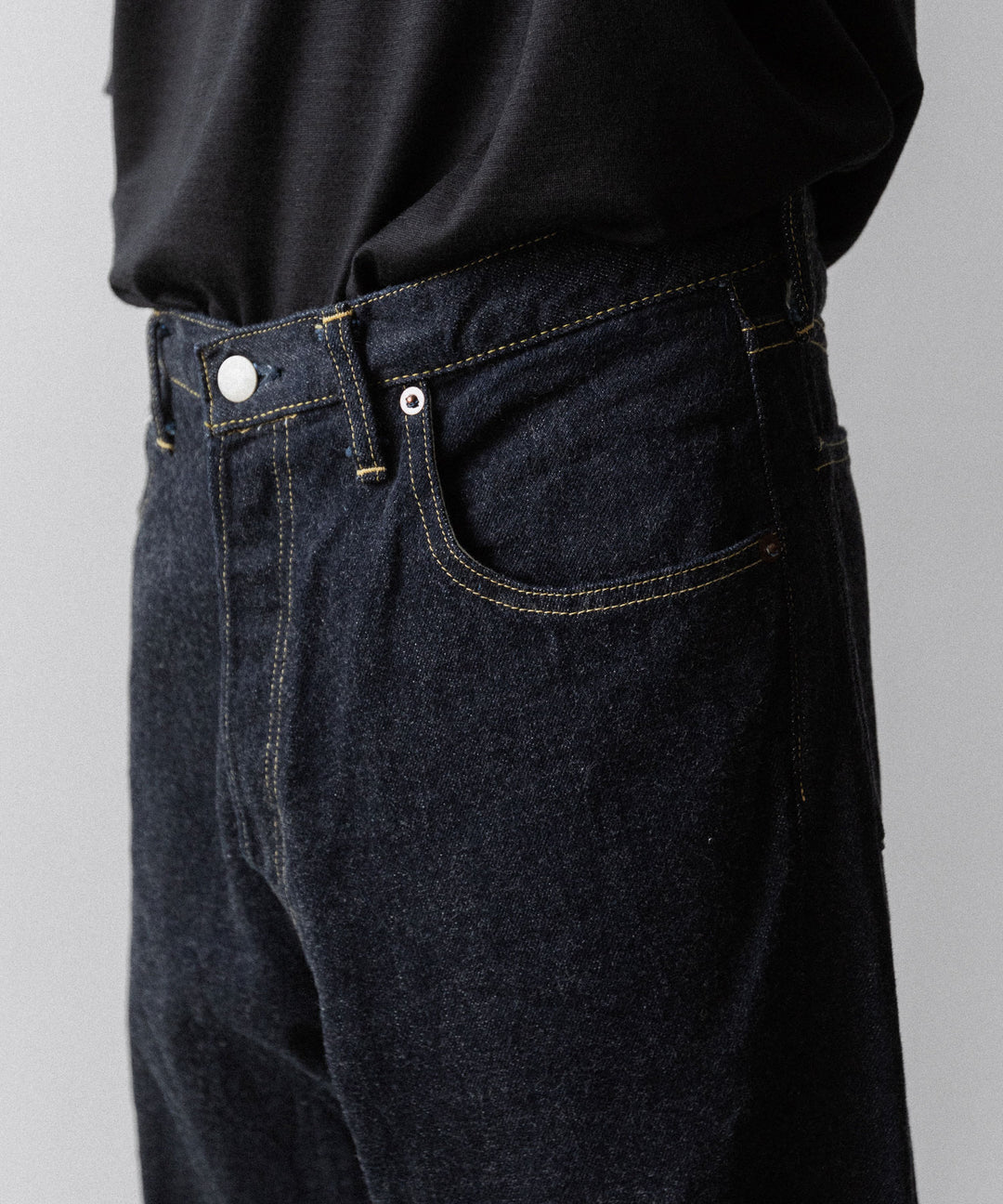 【ssstein】TWIST SEAM ECO DENIM JEANS - INDIGO(OW)