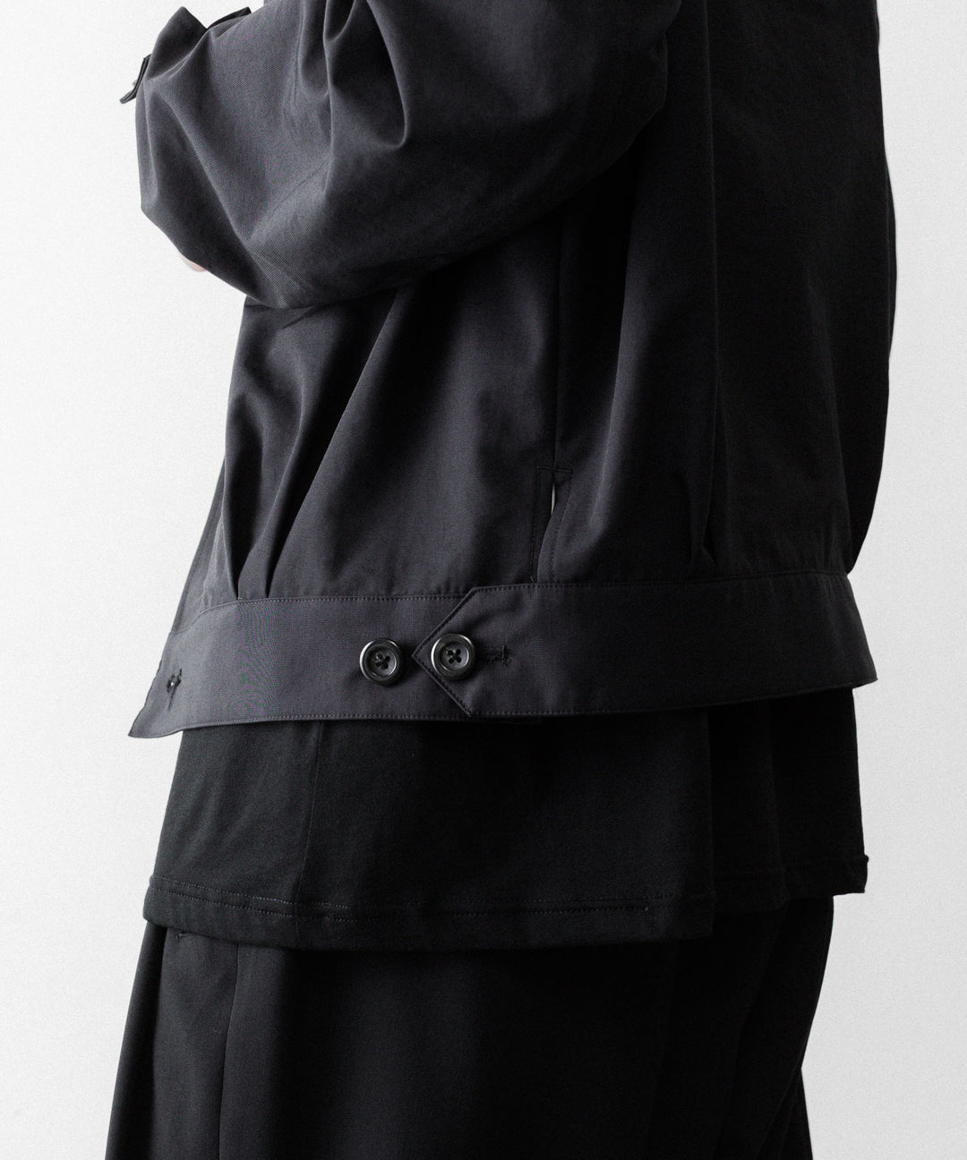 UJOH - ウジョーのSHORT BLOUSONのBLACK公式通販サイトsession福岡セレクトショップ