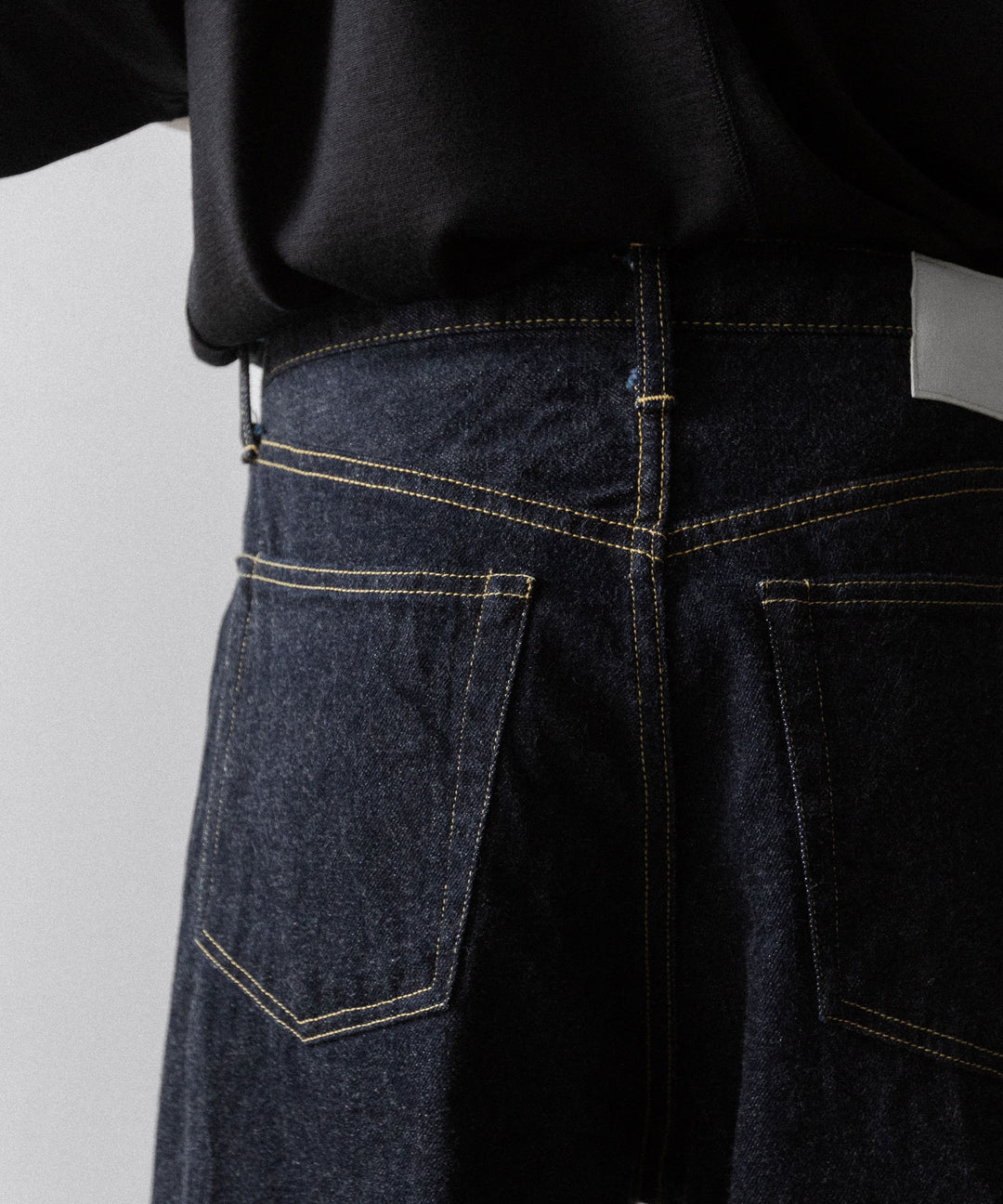 【ssstein】TWIST SEAM ECO DENIM JEANS - INDIGO(OW)