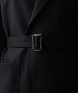 【ssstein】OVERSIZED POCKET COAT - BLACK