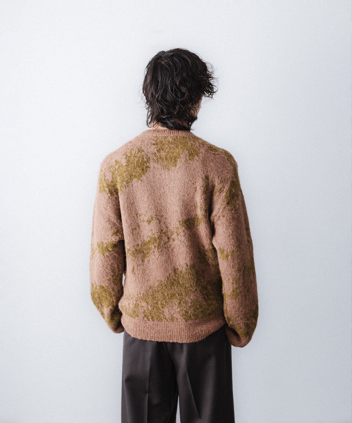 ANTHEM A / アンセムエー】SURI-ALPACA JACQUARD KNIT PULLOVER
