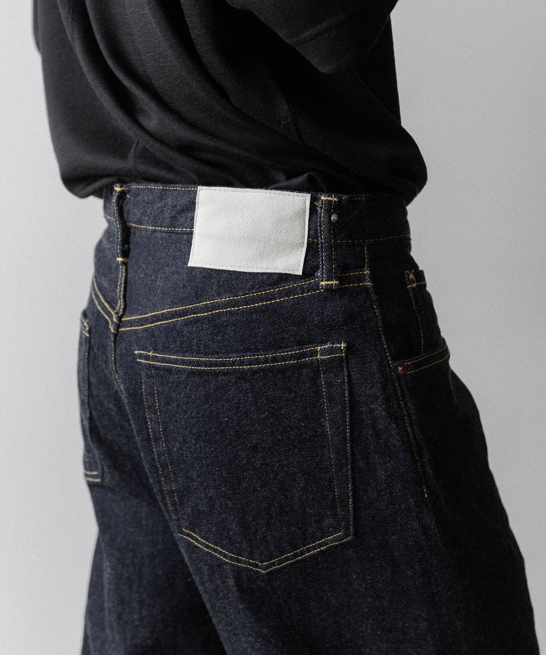 【ssstein】TWIST SEAM ECO DENIM JEANS - INDIGO(OW)