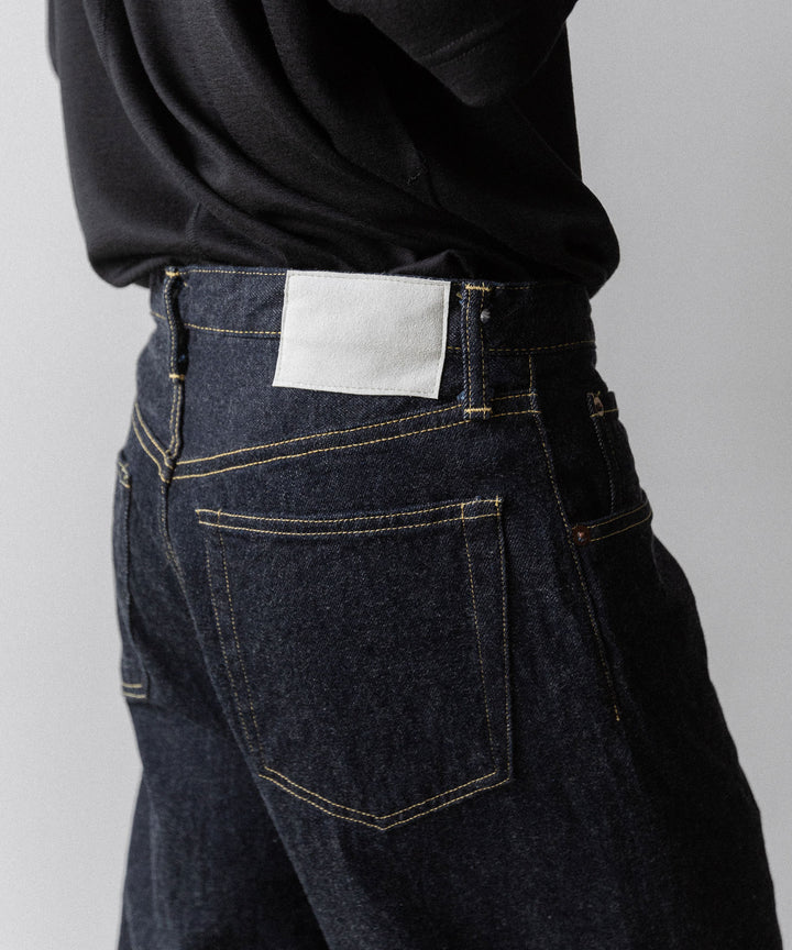 【ssstein】TWIST SEAM ECO DENIM JEANS - INDIGO(OW)