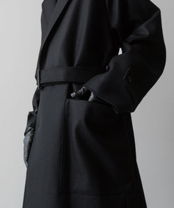 【ssstein】OVERSIZED POCKET COAT - BLACK