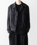 画像をギャラリービューアに読み込む, UJOH - ウジョーのSHORT BLOUSONのBLACK公式通販サイトsession福岡セレクトショップ

