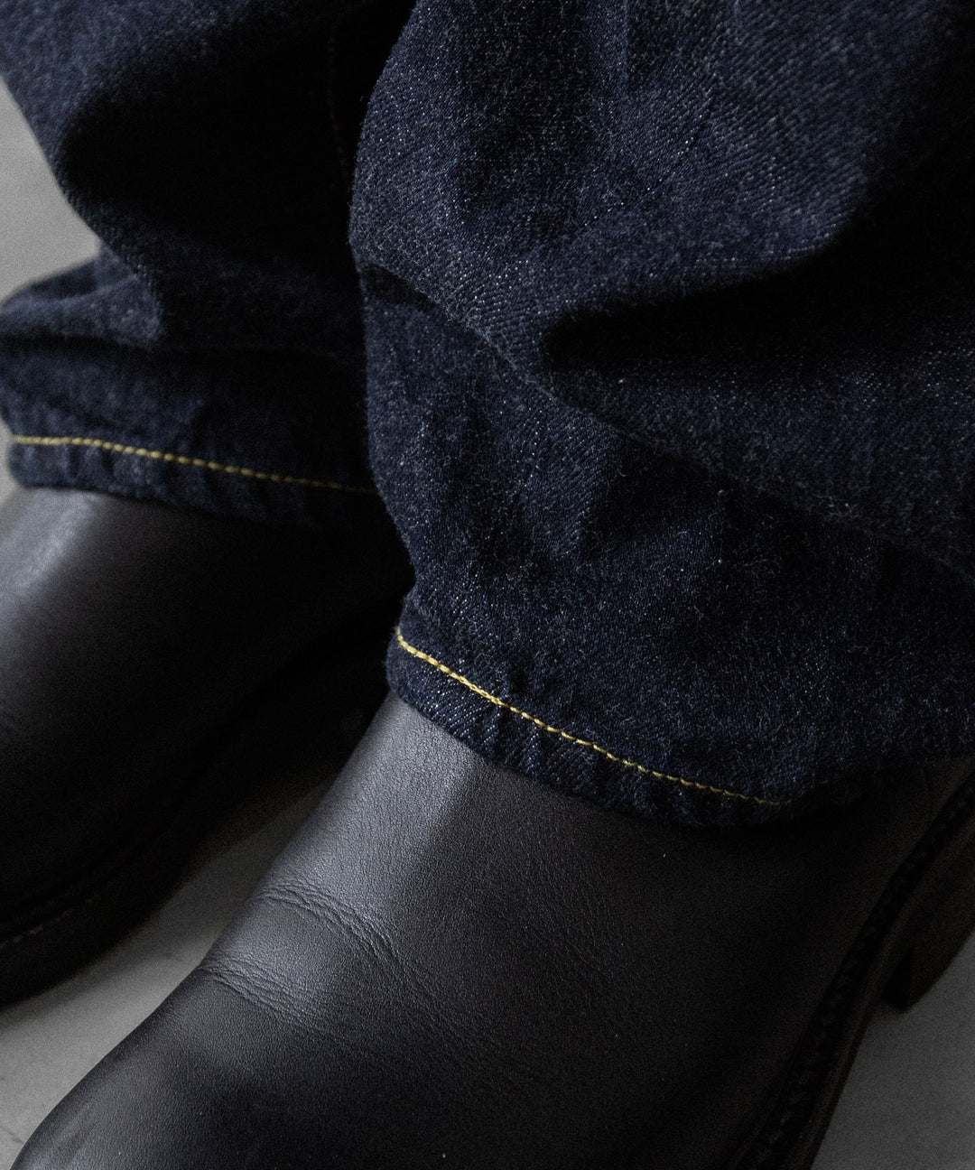【ssstein】TWIST SEAM ECO DENIM JEANS - INDIGO(OW)