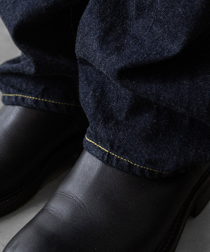 【ssstein】TWIST SEAM ECO DENIM JEANS - INDIGO(OW)
