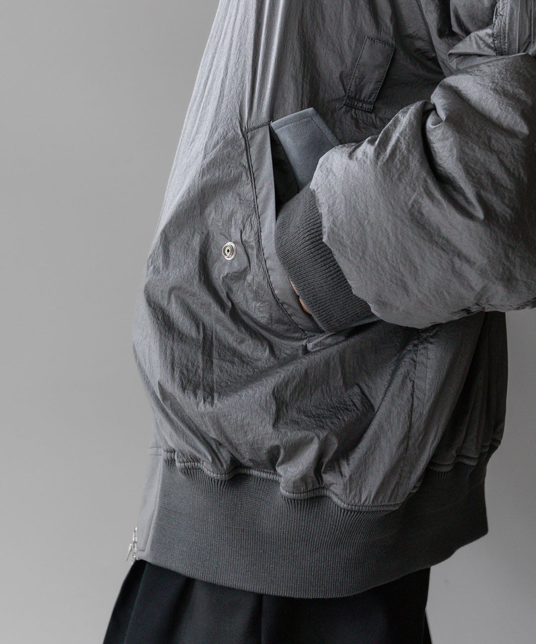 stein シュタイン 23AW OVERSIZED FLIGHT JACKET - SILVER sessionセッション福岡セレクトショップ 公式通販サイト
