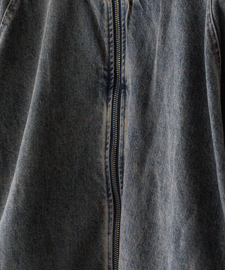 【CODA】GREY ACID WASH DENIM PRO SPORTS JACKET - GREY ACID WASH
