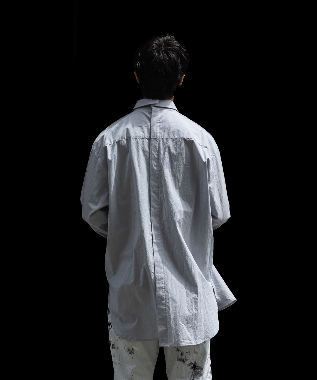 ssstein(シュタイン)のOVERSIZED BREAKABLE LONG SHIRTのOFF GREY公式通販サイトsession福岡セレクトショップ