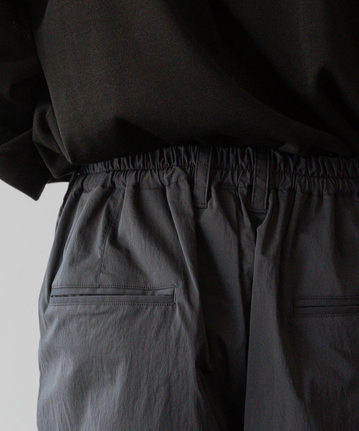 ssstein(シュタイン)の24AWコレクション WINDPROOF NYLON EASY WIDE TROUSERS - GREY KHAKI 公式通販サイトsession福岡セレクトショップ