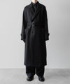 【ssstein】OVERSIZED POCKET COAT - BLACK