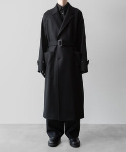 【ssstein】OVERSIZED POCKET COAT - BLACK