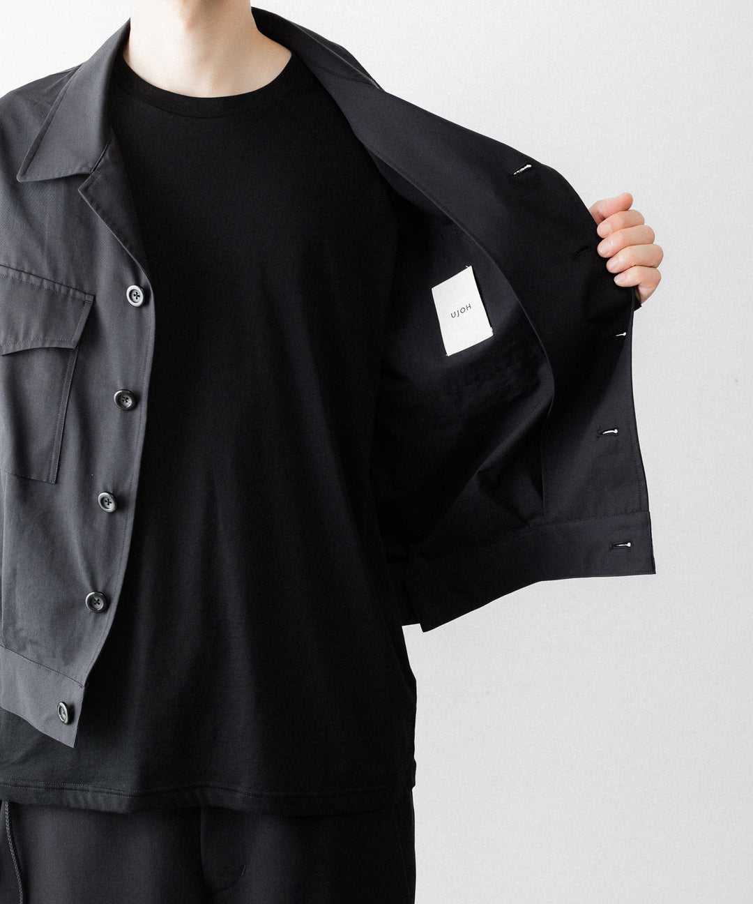 UJOH - ウジョーのSHORT BLOUSONのBLACK公式通販サイトsession福岡セレクトショップ