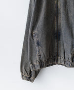 画像をギャラリービューアに読み込む, 【CODA】GREY ACID WASH DENIM PRO SPORTS JACKET - GREY ACID WASH
