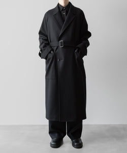 【ssstein】OVERSIZED POCKET COAT - BLACK