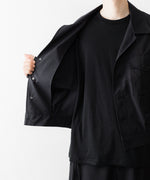 画像をギャラリービューアに読み込む, UJOH - ウジョーのSHORT BLOUSONのBLACK公式通販サイトsession福岡セレクトショップ
