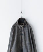 画像をギャラリービューアに読み込む, 【CODA】GREY ACID WASH DENIM PRO SPORTS JACKET - GREY ACID WASH
