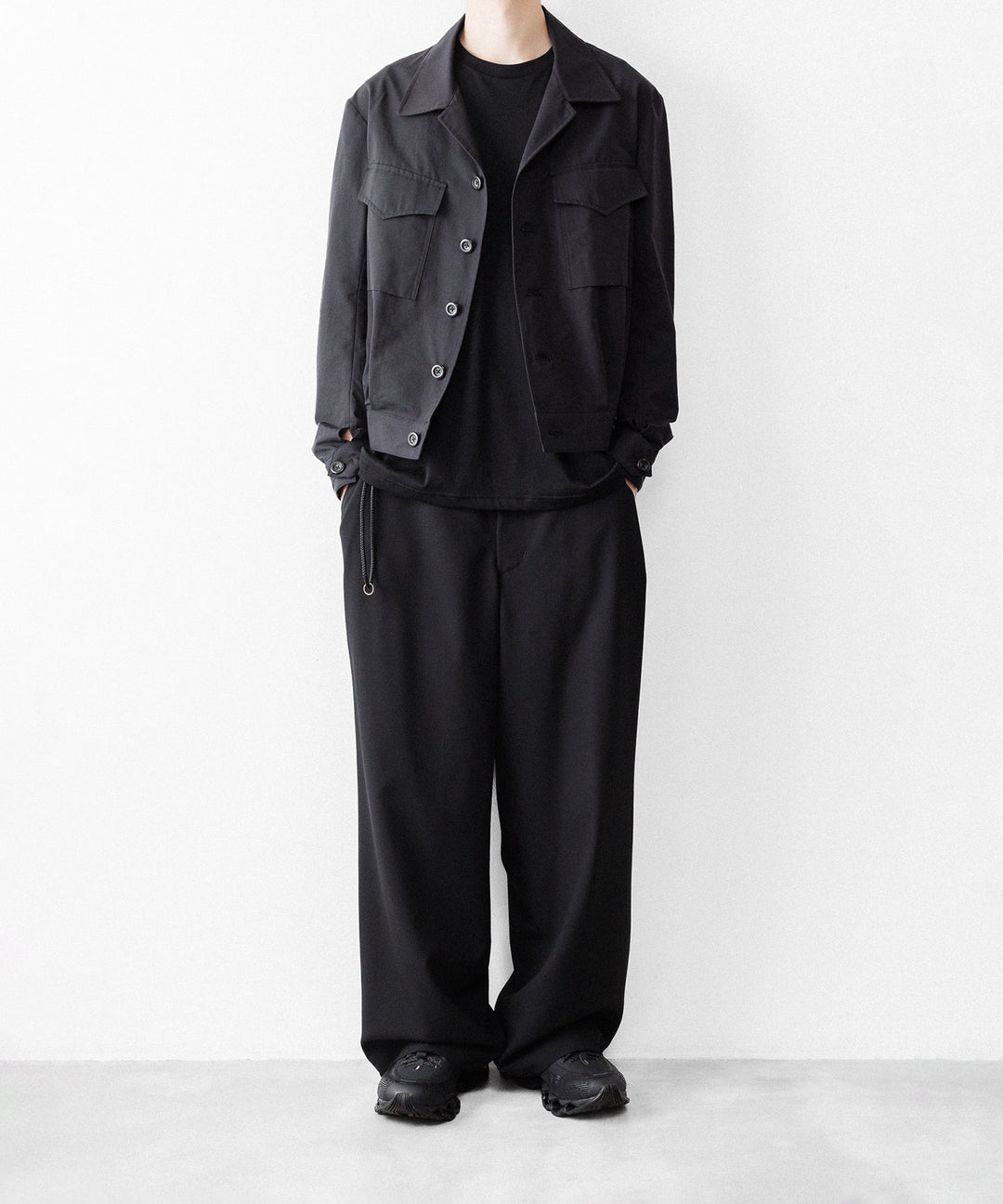 UJOH - ウジョーのSHORT BLOUSONのBLACK公式通販サイトsession福岡セレクトショップ
