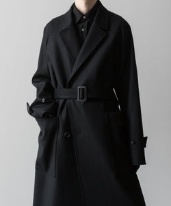 【ssstein】OVERSIZED POCKET COAT - BLACK