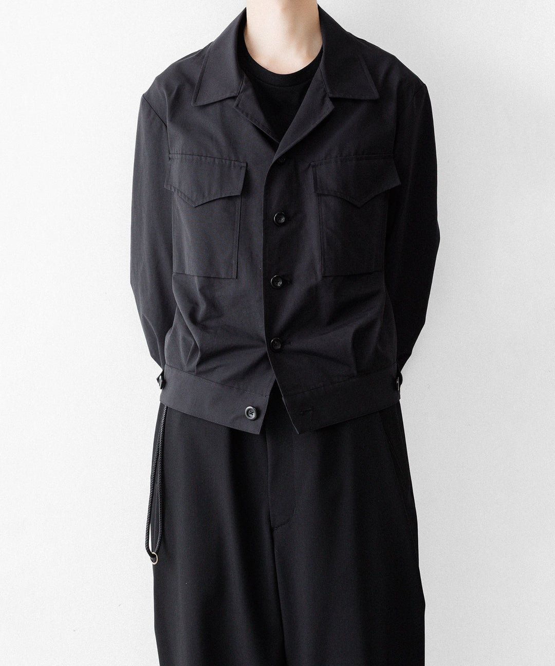 UJOH - ウジョーのSHORT BLOUSONのBLACK公式通販サイトsession福岡セレクトショップ