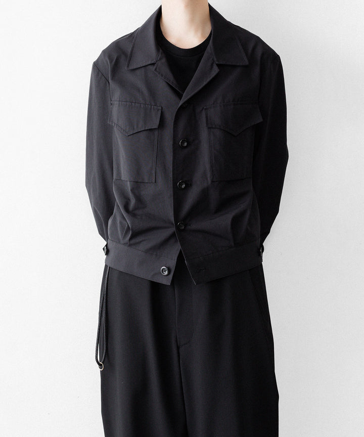 UJOH - ウジョーのSHORT BLOUSONのBLACK公式通販サイトsession福岡セレクトショップ