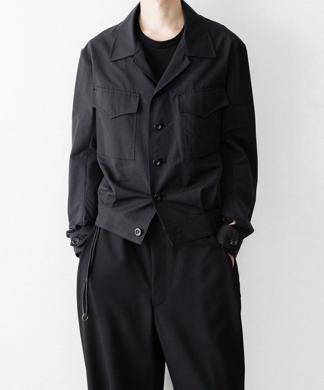 UJOH - ウジョーのSHORT BLOUSONのBLACK公式通販サイトsession福岡セレクトショップ