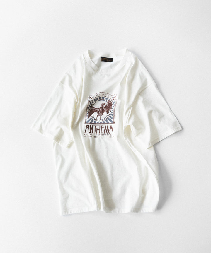 【ANTHEM A】ANTHEM A BAND T-SHIRT - OFF WHITE