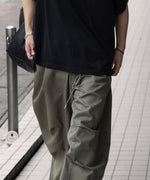 画像をギャラリービューアに読み込む, 【 VEIN 】COTTON MOLESKIN 3D FILED TROUSERS - KHAKI
