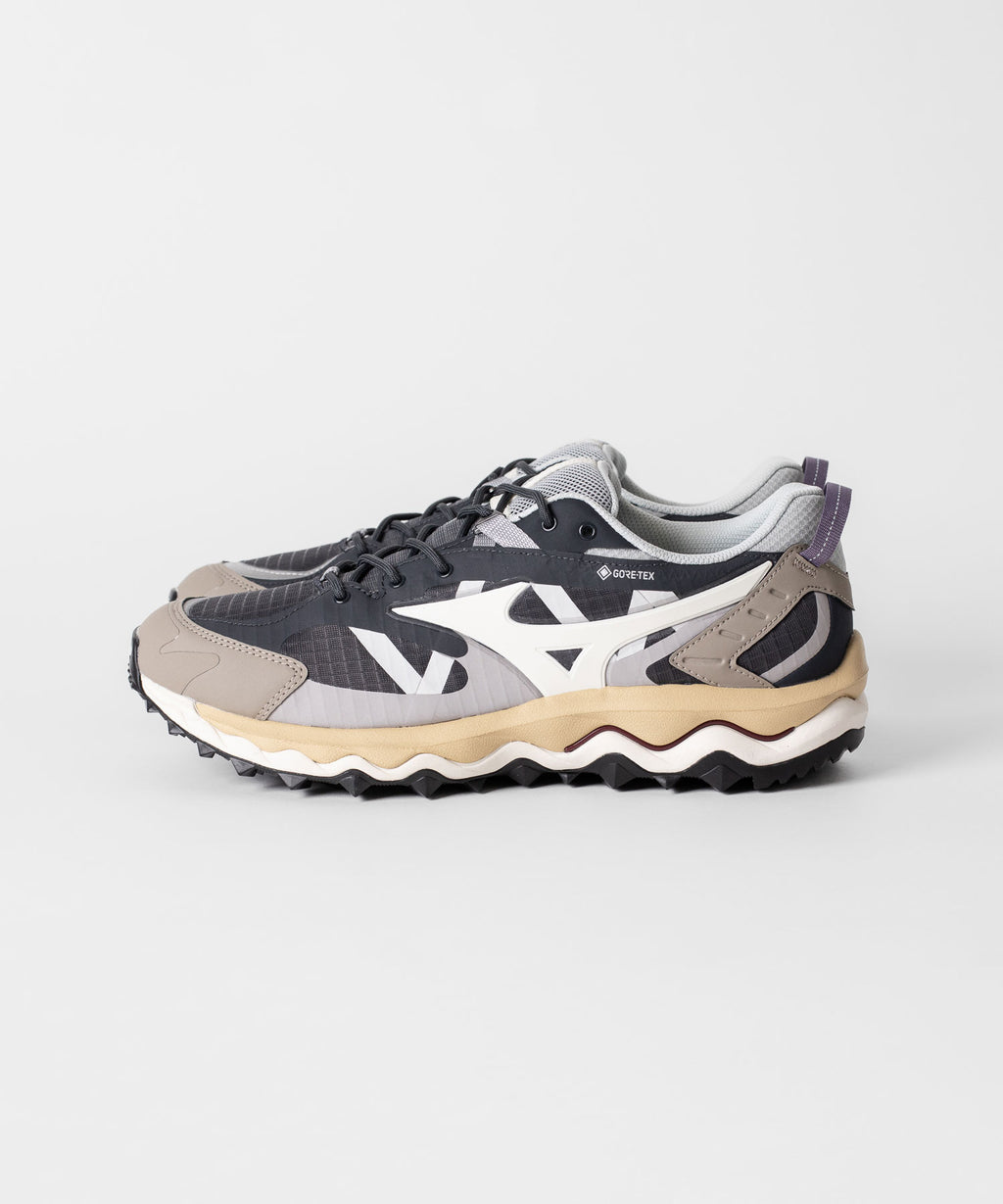 MIZUNO ミズノのWAVE MUJIN TL GTX-DARK GRAY×OFF WHITE×BEIGEの公式通販サイトsession福岡セレクトショップ