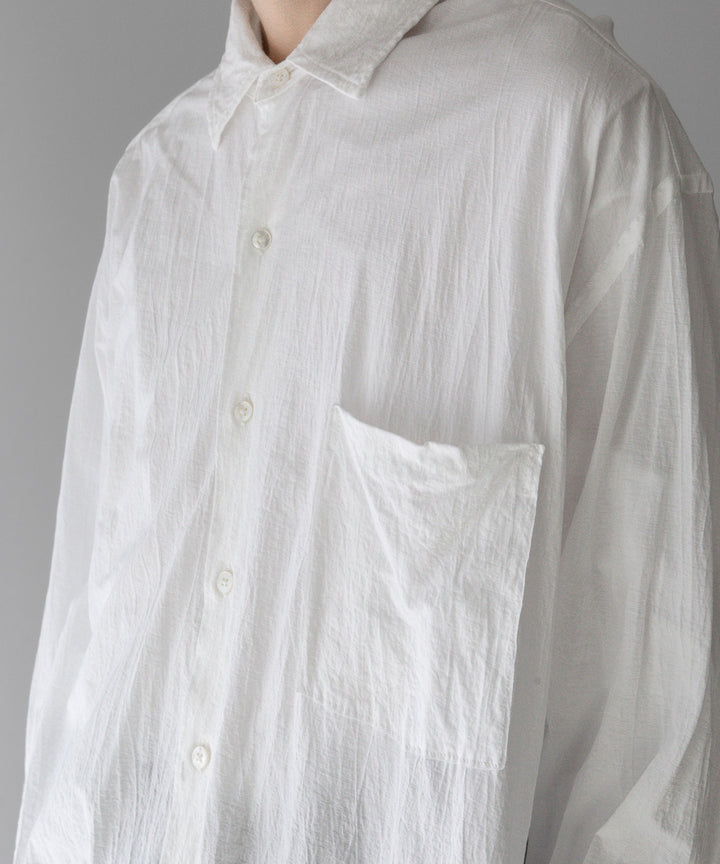 【KANEMASA PHIL.】24ss カネマサフィル 46G ARTISAN JERSEY SHIRT - WHITE sessionセッション福岡セレクトショップ 公式通販サイト