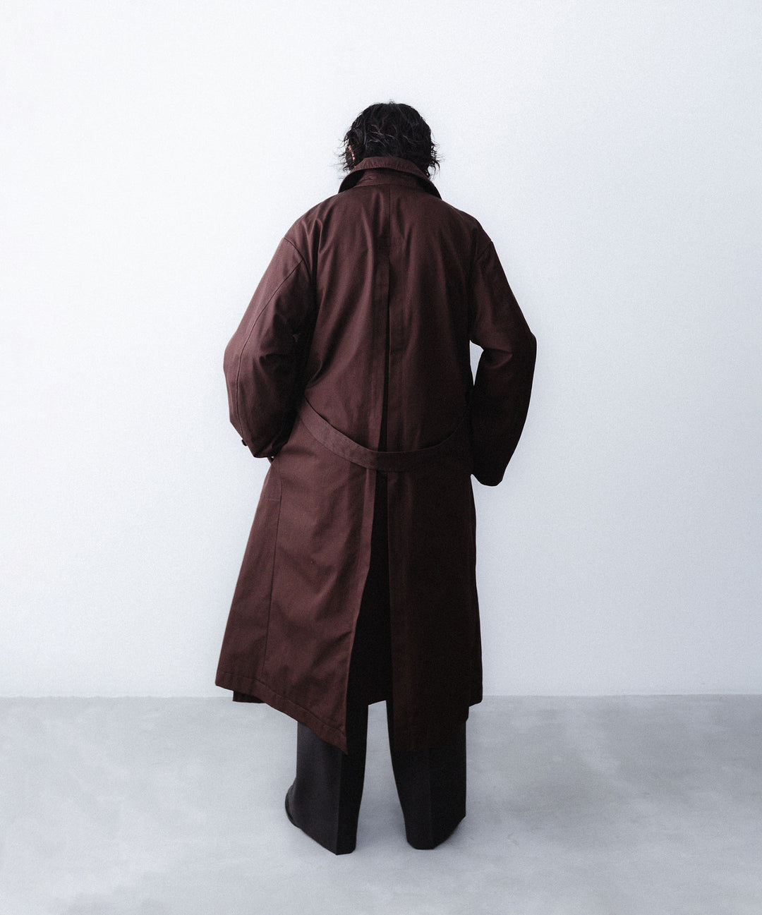 ANTHEM A-アンセムエーのLAYERED WATERPROOF COTTON OVER COATのBURGUNDY公式通販サイトsession福岡セレクトショップ