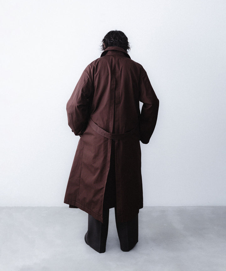 ANTHEM A-アンセムエーのLAYERED WATERPROOF COTTON OVER COATのBURGUNDY公式通販サイトsession福岡セレクトショップ
