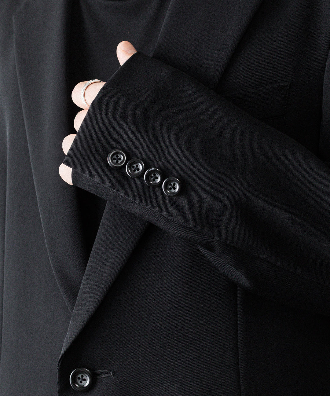 UJOH((ウジョー)の2BS TRIM BELT JKT - BLACKの公式通販サイトsession福岡セレクトショップ