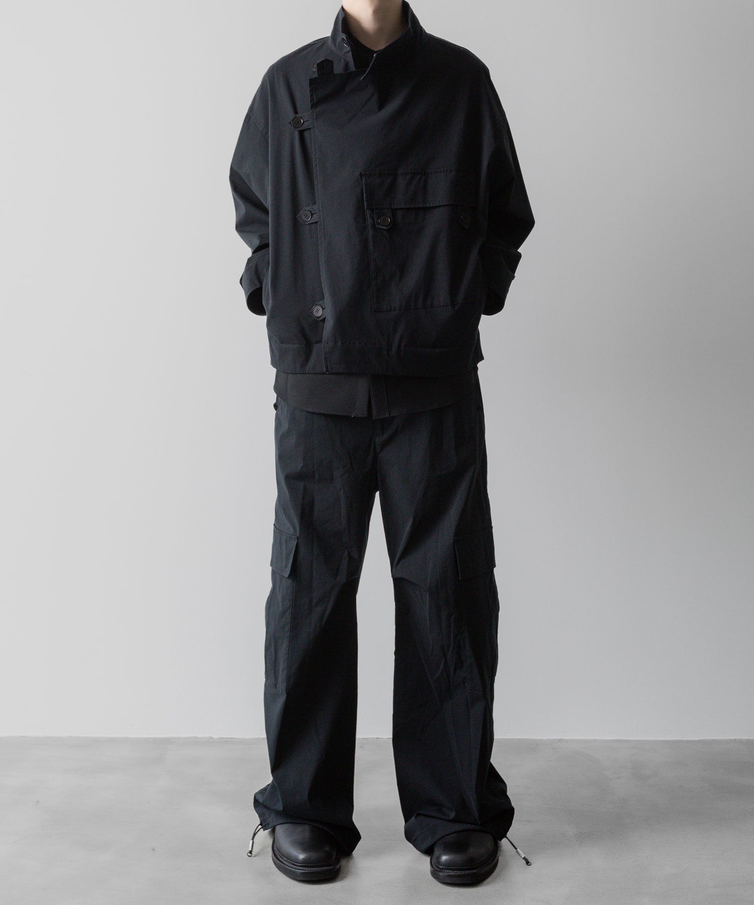 VEIN ヴェインのCO/NY STRETCH WEATHER FILED CARGO TROUSERS - BLACKの公式通販サイトsession福岡セレクトショップ