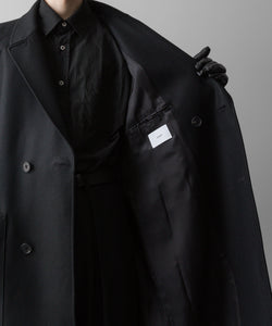 【ssstein】OVERSIZED POCKET COAT - BLACK