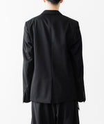 画像をギャラリービューアに読み込む, UJOH((ウジョー)の2BS TRIM BELT JKT - BLACKの公式通販サイトsession福岡セレクトショップ
