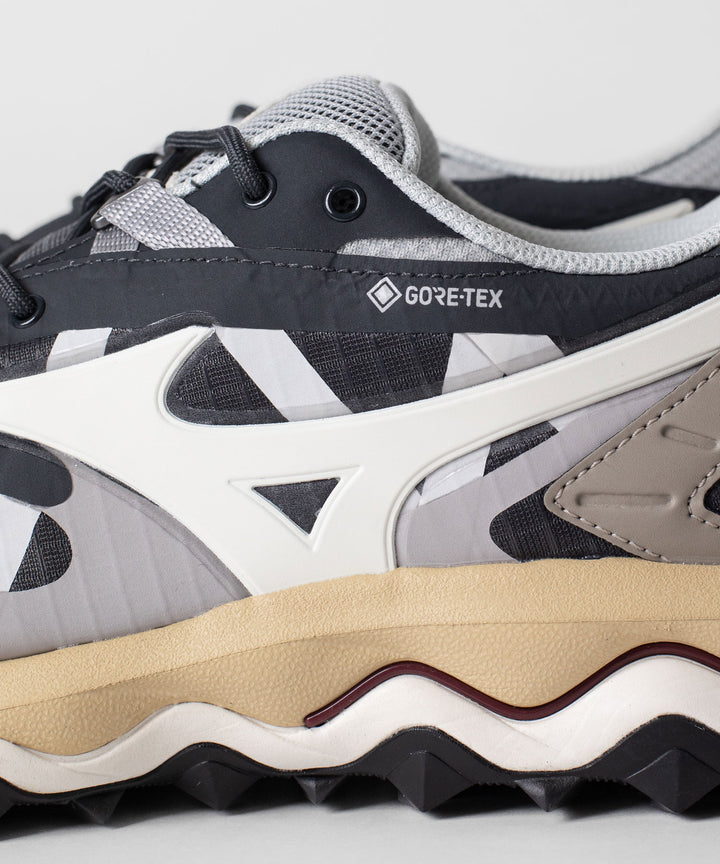 MIZUNO ミズノのWAVE MUJIN TL GTX-DARK GRAY×OFF WHITE×BEIGEの公式通販サイトsession福岡セレクトショップ