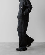 画像をギャラリービューアに読み込む, VEIN ヴェインのCO/NY STRETCH WEATHER FILED CARGO TROUSERS - BLACKの公式通販サイトsession福岡セレクトショップ
