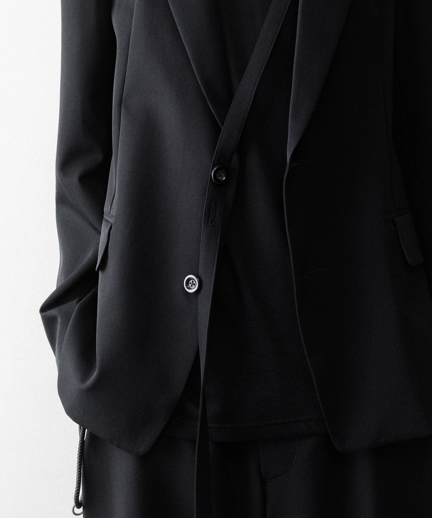 UJOH】2BS TRIM BELT JKT - BLACK | 公式通販サイト session(セッション)