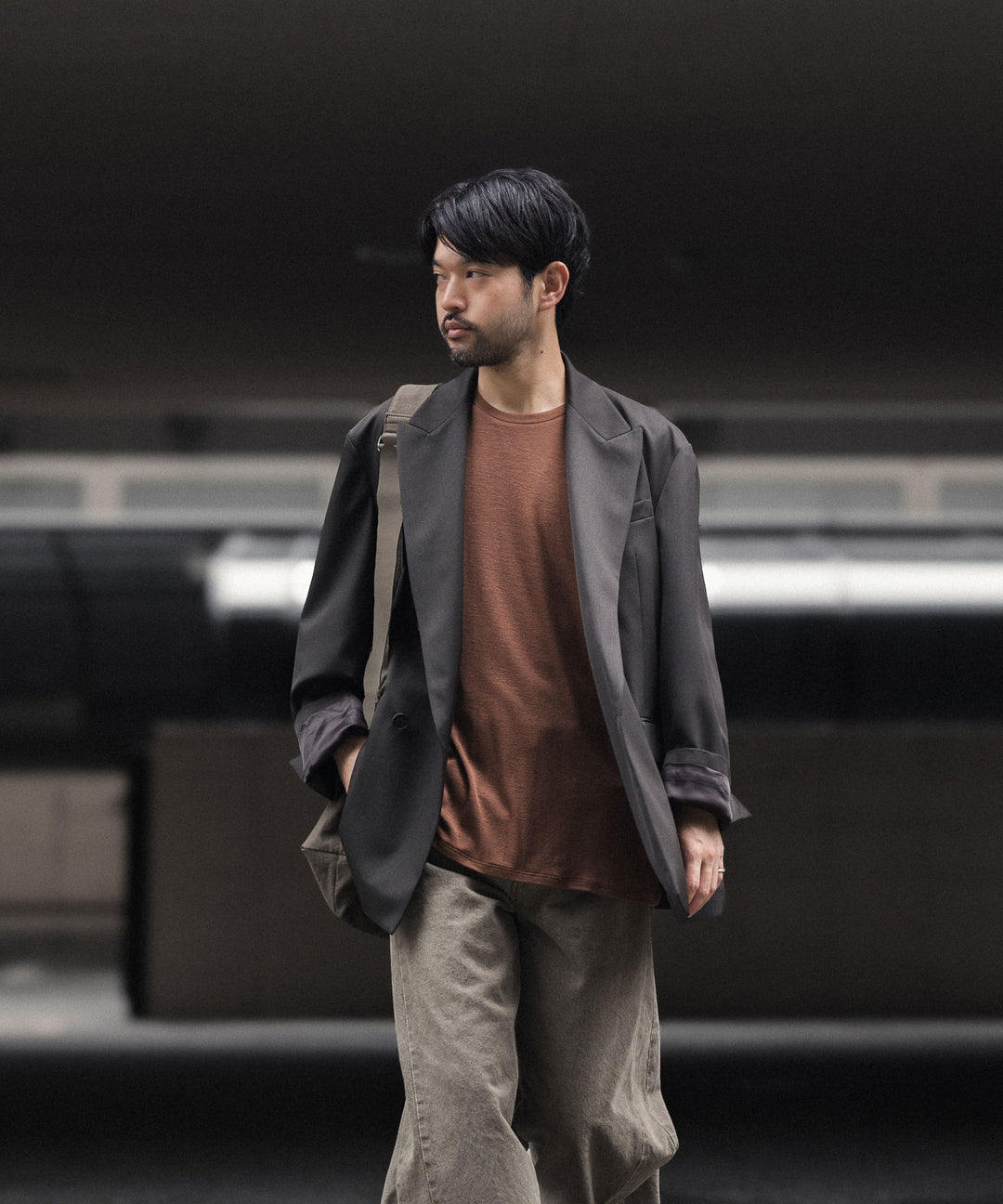 KANEMASA PHIL. カネマサフィルの18G WOOL PACK TEEのBROWN 公式通販サイトsession福岡セレクトショップ