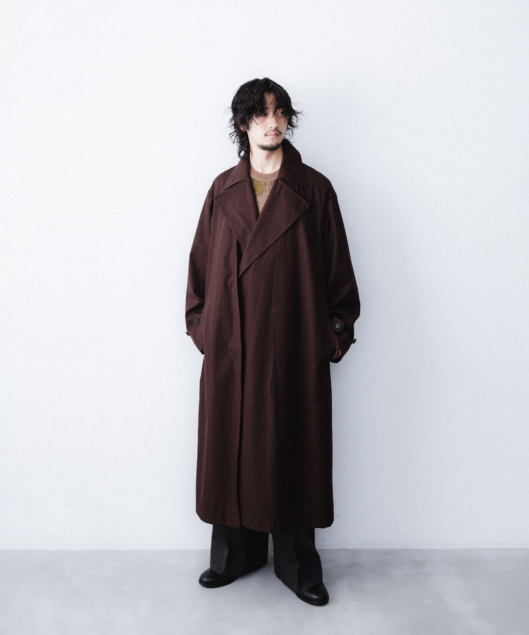 ANTHEM A-アンセムエーのLAYERED WATERPROOF COTTON OVER COATのBURGUNDY公式通販サイトsession福岡セレクトショップ