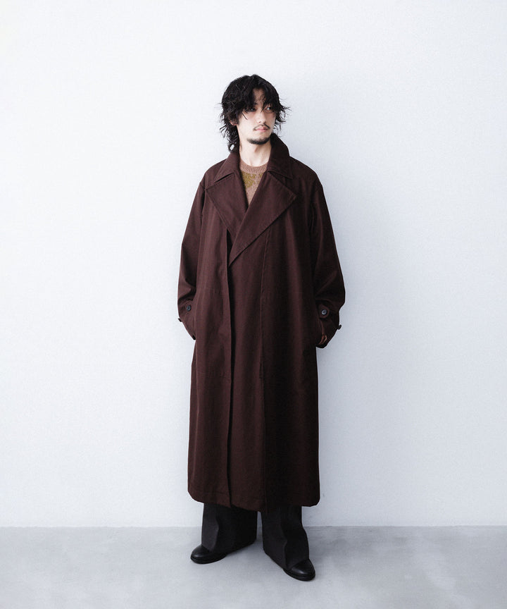 ANTHEM A-アンセムエーのLAYERED WATERPROOF COTTON OVER COATのBURGUNDY公式通販サイトsession福岡セレクトショップ