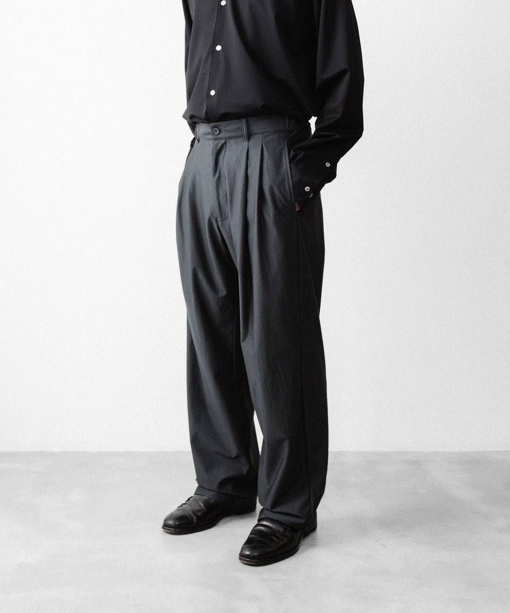 KANEMASA PHIL. カネマサフィルの36G WOOL TROUSERSのCHARCOAL 公式通販サイトsession福岡セレクトショップ