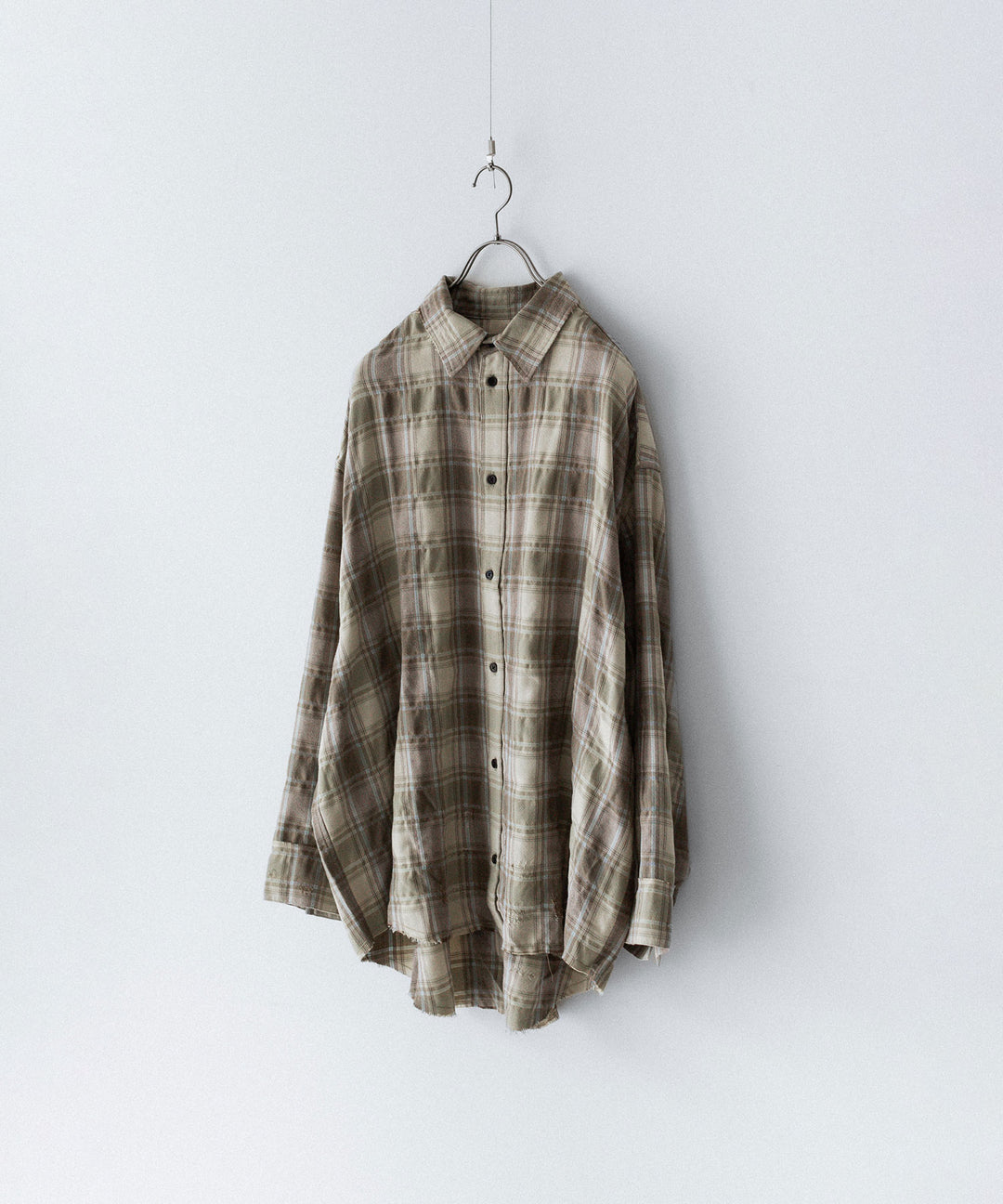CODA コーダ YELLOW BROWN CHECKED WASHED THRASHED STRUCTURED SHIRTのYELLOW BROWN CHECK 公式通販サイトsession福岡セレクトショップ